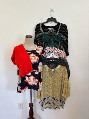 Bundle of 8 CAbi Size Small Tops